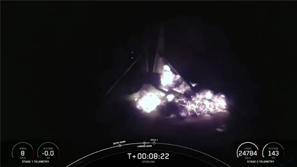 SpaceX猎鹰9号再次被停飞：助推器着陆爆炸