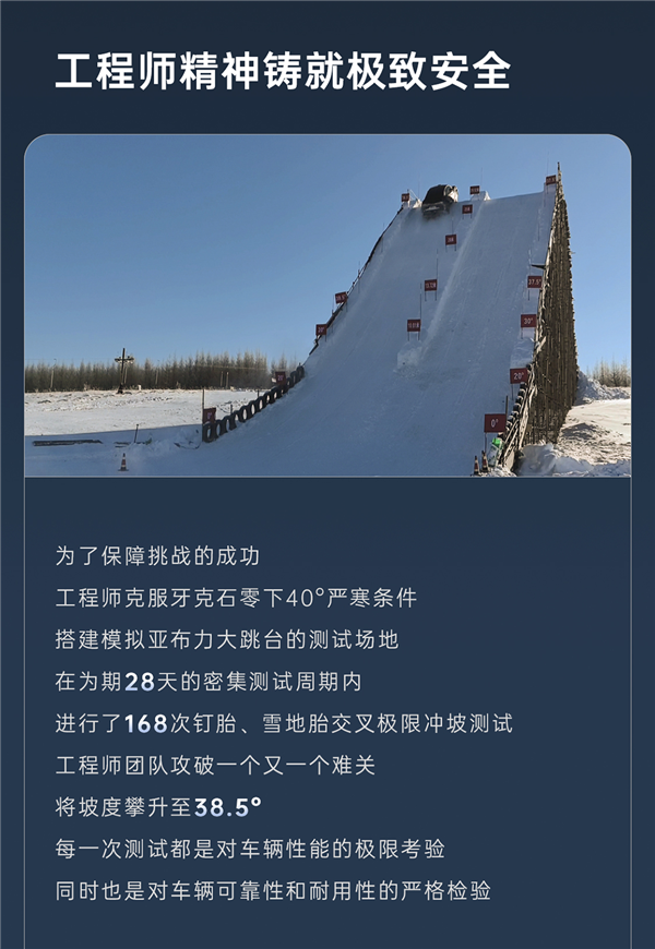 一图看懂：仰望U7成功登顶冰雪大跳台 前所未有的冲坡难度