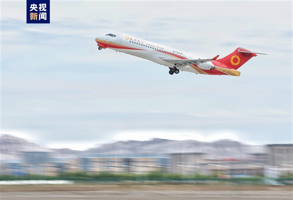国产客机ARJ21首条中亚航线正式开通！已安全运送旅客超1300万人次