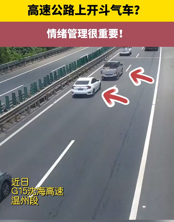 男子开思域路怒症发作 高速上别停后车 12分扣光