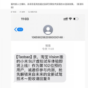 淘宝Vision Pro版与小米SU7合作打造虚拟试车：9月9日上线