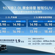 与比亚迪宋PLUS同价 新款一汽丰田卡罗拉锐放上市：12.98万起