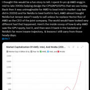 内部人士：AMD差点收购NVIDIA 可惜黄了！黄仁勋坚持当CEO