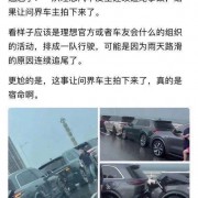 理想车友聚会发生多车追尾被质疑AEB不行 官方回应：雨天路滑 车距太近