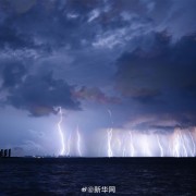 
        		蔚为壮观！台风摩羯来临前夜：海口现巨型闪电！	