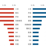 中国监控摄像头线上市场最新TOP10出炉：小米双第一