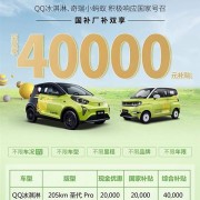 还买啥老头乐！奇瑞QQ冰淇淋、小蚂蚁部分车型可享4万补贴 1.69万开走