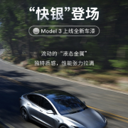 保时捷同款！特斯拉Model 3上线快银车漆：选装价格12000元