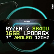 索泰首款掌机ZONE曝光：全球首发120Hz AMOLED！配锐龙7 8840U