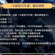 
        		动漫《斗破苍穹》连续断更两周被吐槽：浪费我半个月会员！	